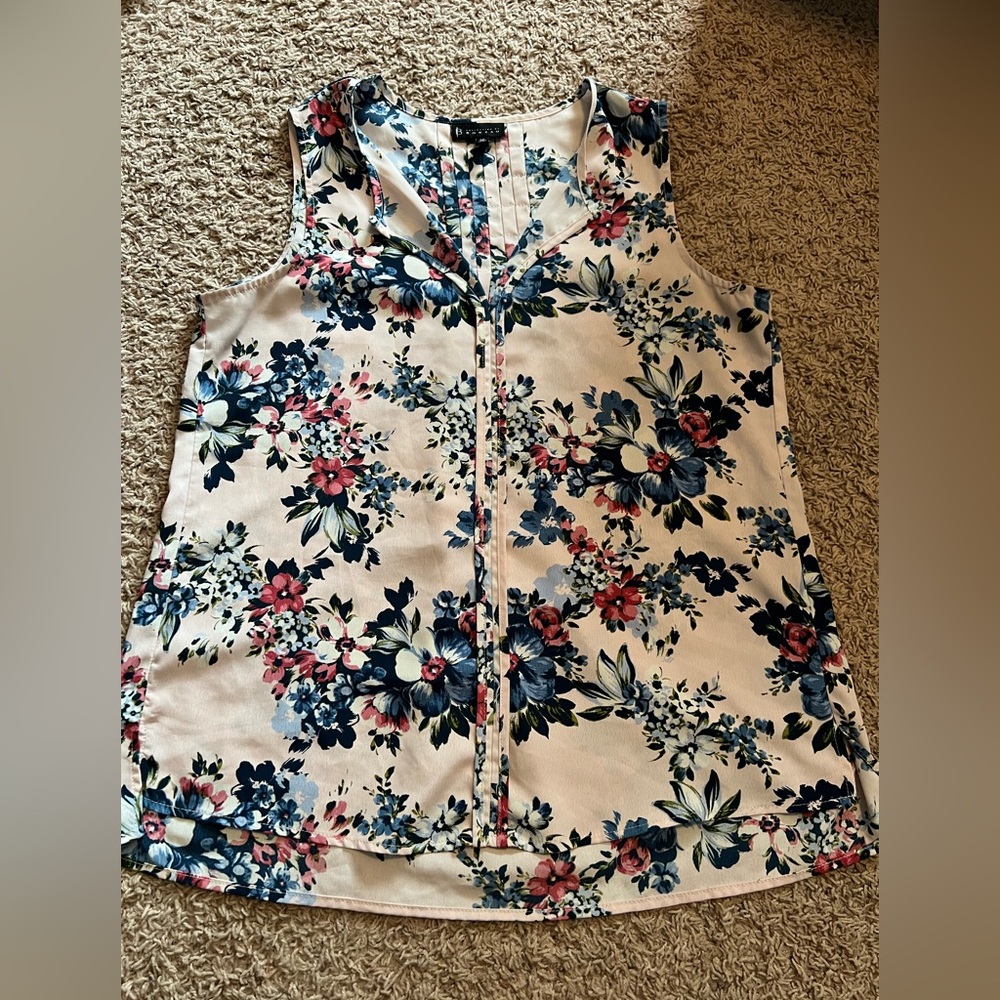 Light pink floral top